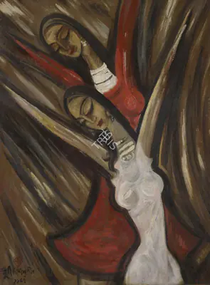 Sudhir Khastgir (Artist), Untitled, 1957, Painting