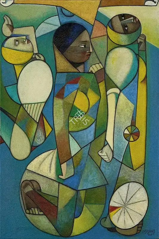 Neeraj Goswami (Artist), Awakening, 2017, Painting
