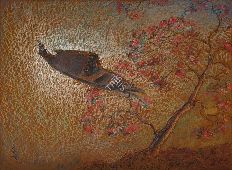 Badri Nath Arya (Artist), Untitled, 1958, Painting