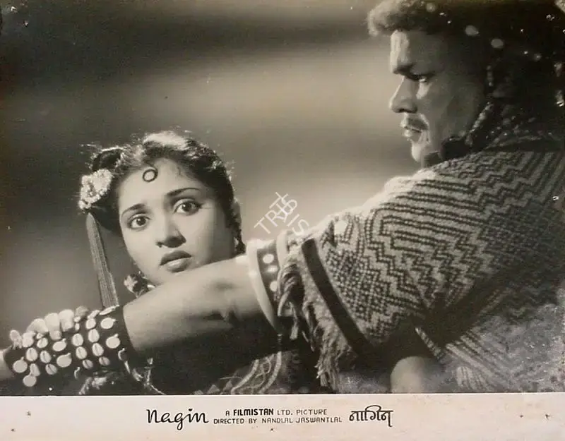 Nandlal Jashwantlal (Director), Nagin, 1954, Lobby Card