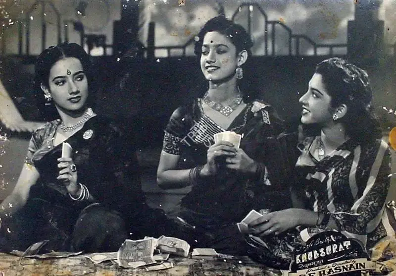 S.F. Hasnain (Director), Khubsurat, 1952, Lobby Card