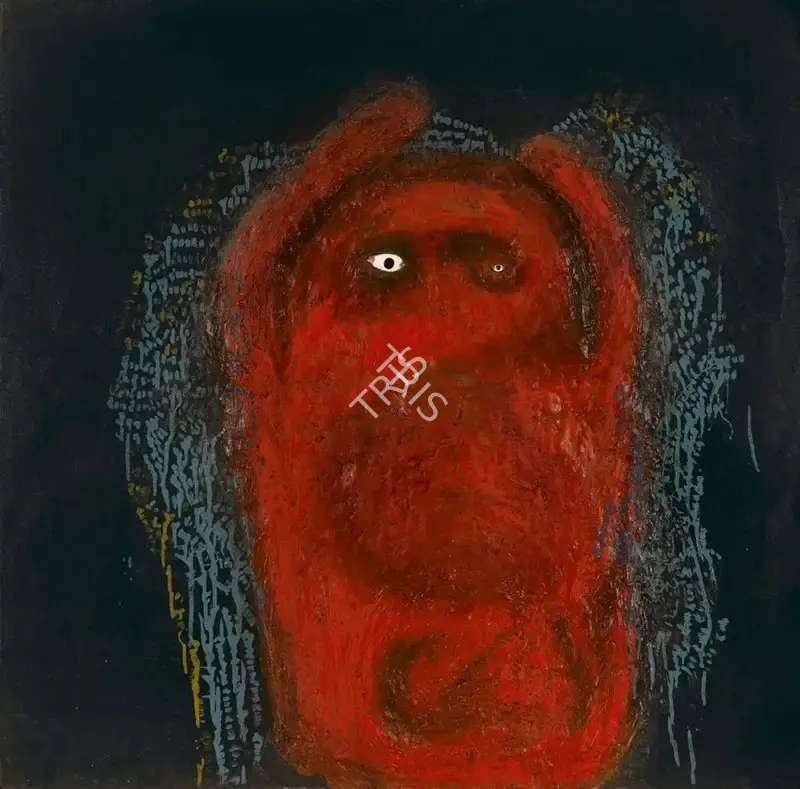 Bhupen Khakhar (Artist), Hanuman, 1960, Painting