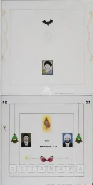 Anant Joshi (Artist), Pink Dots' And 'Yellow Bulbs', 1997, Painting