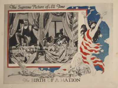 G.W. Bitzer (Cinematographer), The Birth of a Nation, 1915, Lobby card