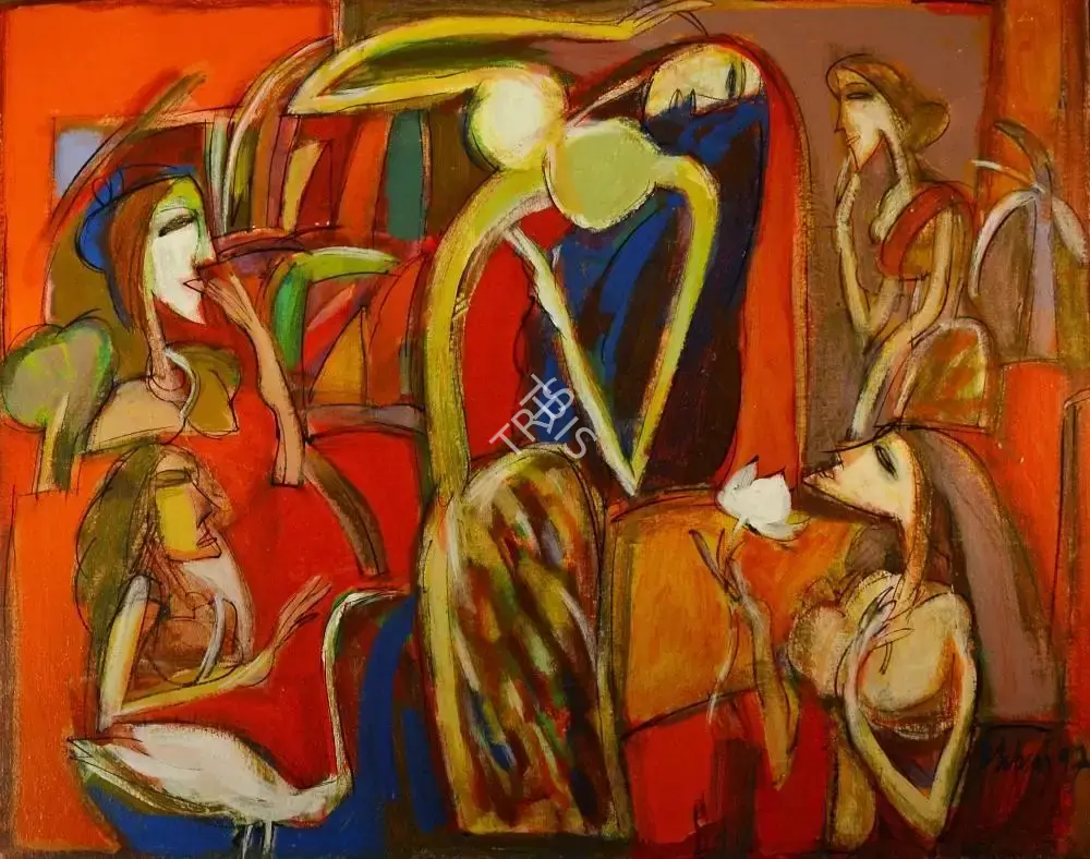 Dhiraj Choudhury (Artist), Untitled, 1995, Painting