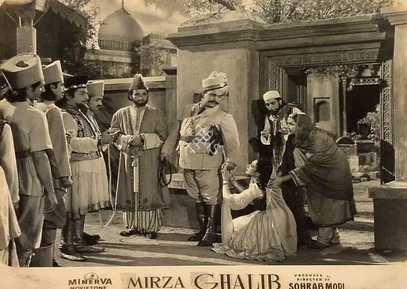 V. Avadhut (Cinematographer), Mirza Ghalib, 1954, Lobby Card