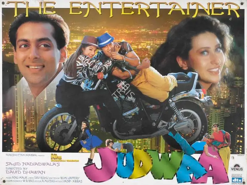 Sajid Nadiadwala (Producer), Judwaa, 1997, Lobby Card