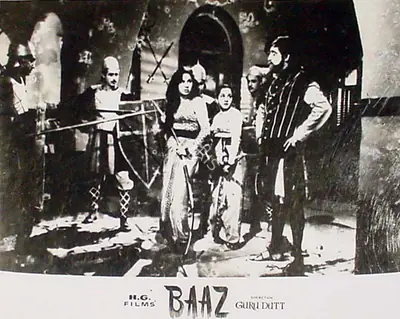 V.K. Murthy (Cinematographer), Baaz, 1953, Lobby Card