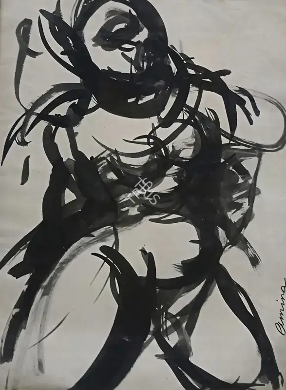 Amina Kar (Artist), Untitled (Nude), Drawing