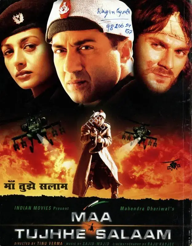 Mahendra Dhariwal (Producer), Maa Tujhhe Salaam, 2002, Song-Synopsis Booklet