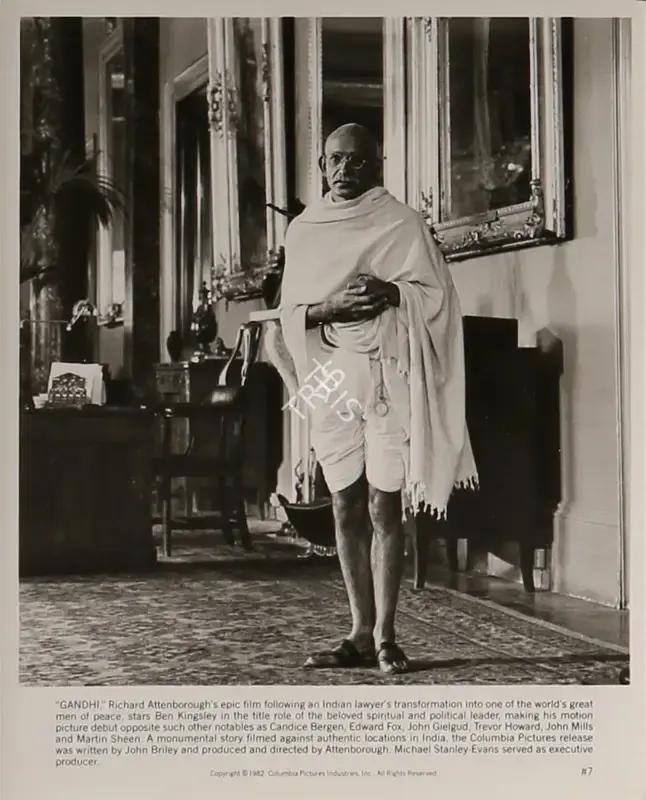Ronnie Taylor (Cinematographer), Gandhi, 1982, Lobby Card