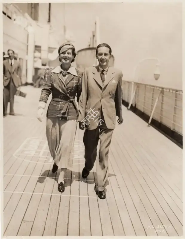 Unknown (Photographer). Irving Thalberg with Norma Shearer, c. 1930 | Photographic Still | CinemaEducation | 00440465