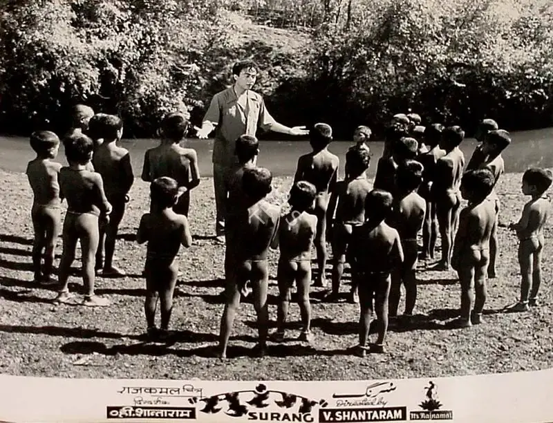 V. Shantaram (Director), Surang, 1953, Lobby Card