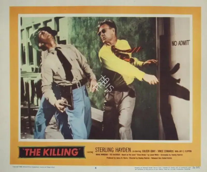 Stanley Kubrick (Director), The Killing, 1956, Lobby Card
