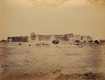 Samuel Bourne (Photographer), Ruins of Purana Kila, The Old Fort, Delhi, 1865, Antiquarian Photograph