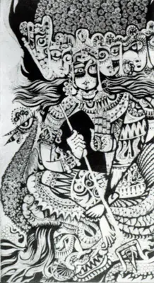 S.P. Jayakar (Artist), Drawing, 1975, Painting