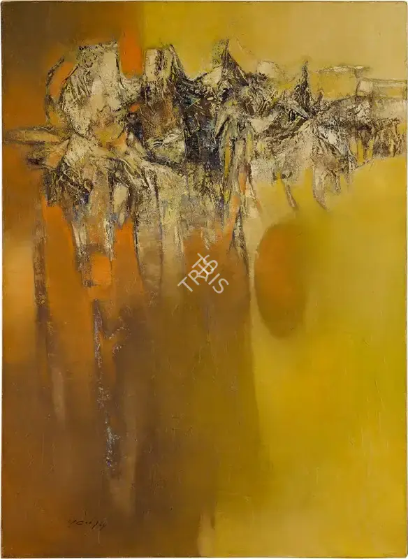 G.R. Santosh (Artist), Untitled, 1964, Painting