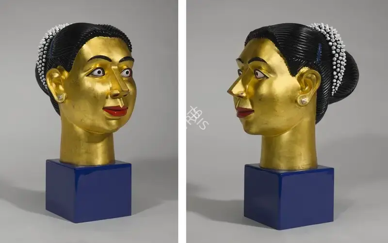 Ravinder Reddy (Artist), Untitled (Head), 2009, Sculpture