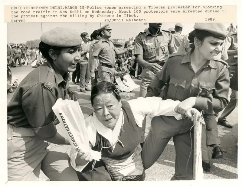 Sunil Malhotra (Photographer), Del01: Tibet; New Dehi, March 15, 1989, Contemporary Photograph