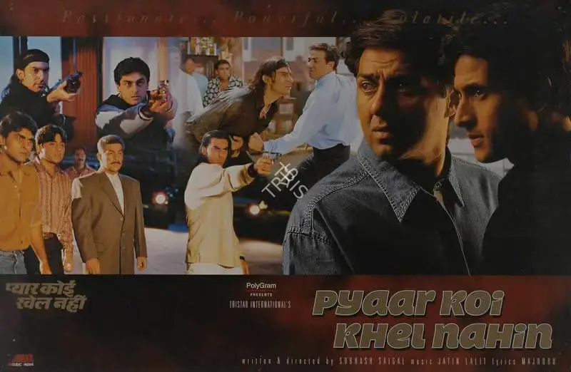 Subhash Saigal (Director), Pyaar Koi Khel Nahin, 1999, Lobby Card
