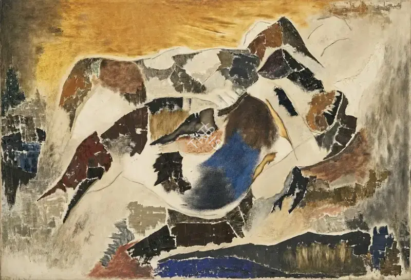 Bal Chhabda (Artist), Lovers, 1979, Painting