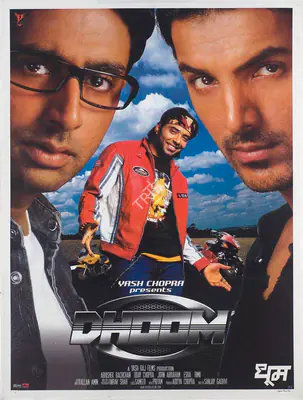 Aditya Chopra (Producer), Dhoom, 2004, Full Sheet Poster