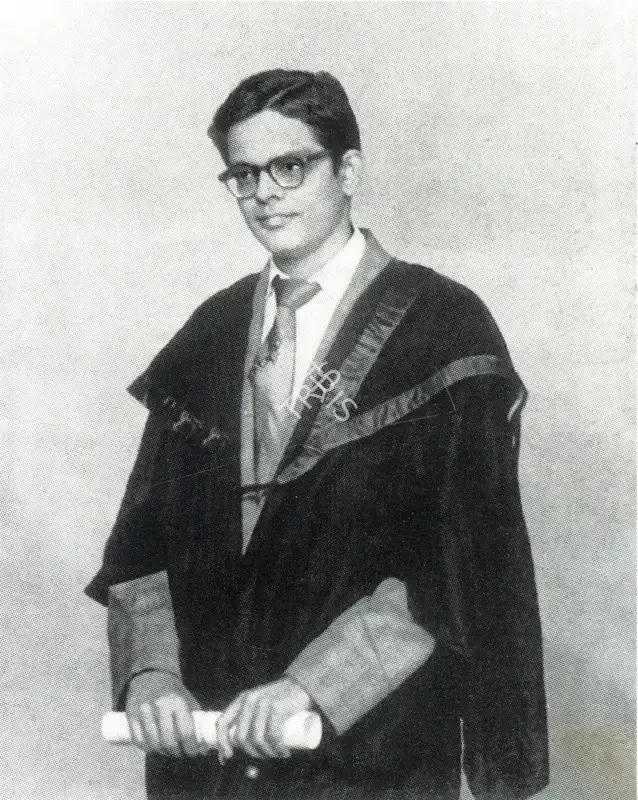 Unknown (Photographer). Bhupen Khakhar at his graduation. Photographic Still, 1954 | Contemporary Photograph, Bhupen Khakhar, 1998 | Photography | 00149860
