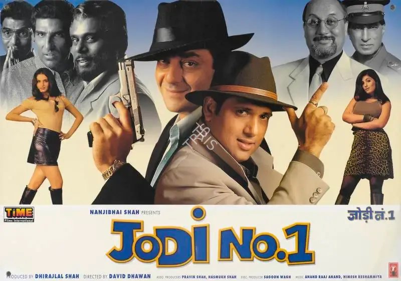 Dhirajlal Shah (Producer), Jodi No 1, 2001, Lobby Card