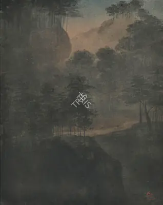 Tagore, Gaganendranath (Artist). Untitled (Landscape), c.1920 | Painting, 2013 · Christie's