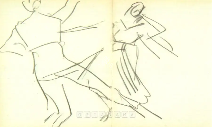 Jacob Epstein (Artist), Reclining Nude, 1927, Drawing