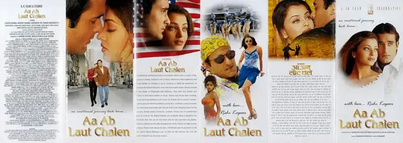 Rajeev Kapoor (Producer), Aa Ab Laut Chalen, 1999, Song-Synopsis Booklet