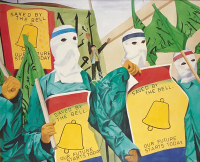 Shibu Natesan (Artist), Linkage I, 1997, Painting