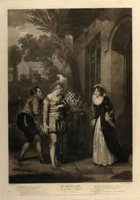 After Robert Smirke (Artist), Merry Wives of Windsor, 1793, Aquatint