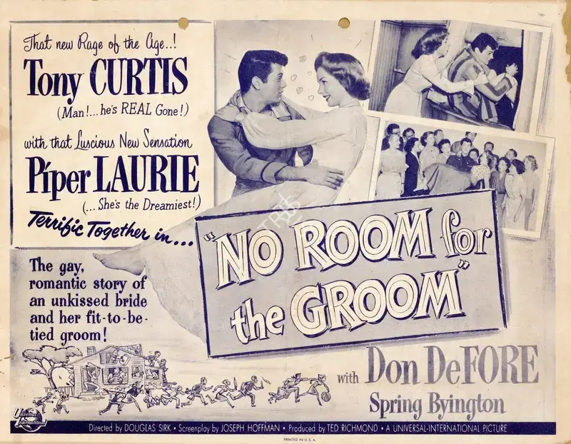 Douglas Sirk (Director), No Room For The Groom, 1952, Handbill