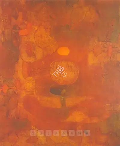 Gaitonde, V.S. (Artist). Untitled, 1976 | Painting, Ch.NeY/20.09.00, 1976
