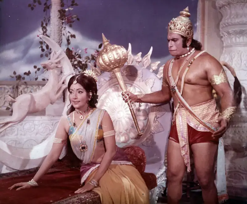 Anant Wadadeker (Cinematographer), Hanuman Vijay, 1974, Photographic Still