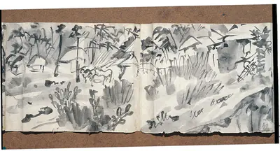 B.B. Mukherjee (Artist), Landscape, 1931, Painting
