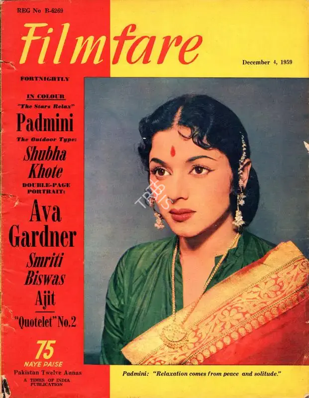 L.P. Rao (Editor), Filmfare, 1959, Magazine