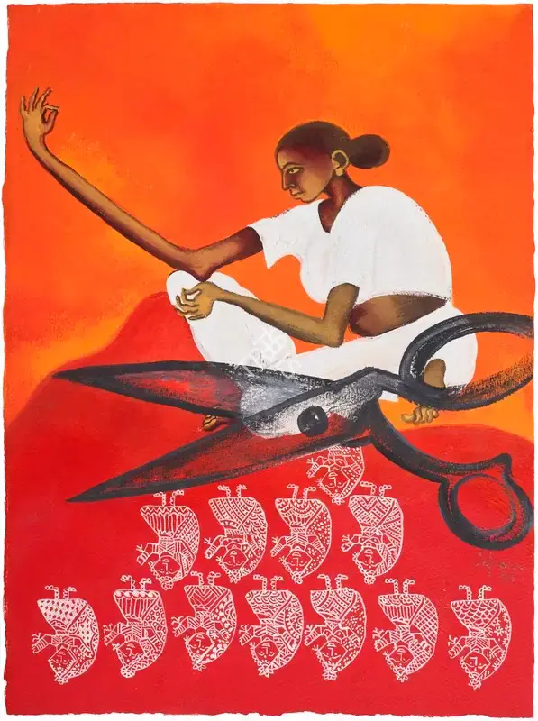 Arpana Caur (Artist), Untitled, 1996, Painting