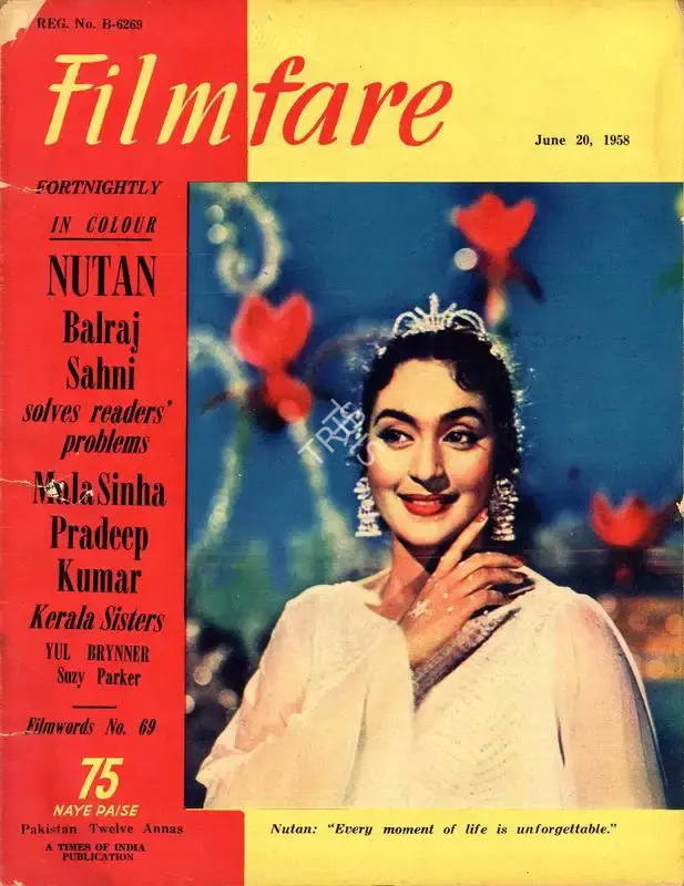 C.R. Mandy (Editor), Filmfare, 1958, Magazine
