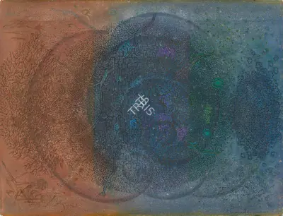 G.M. Sheikh (Artist), Famine to Floods, 2019, Painting