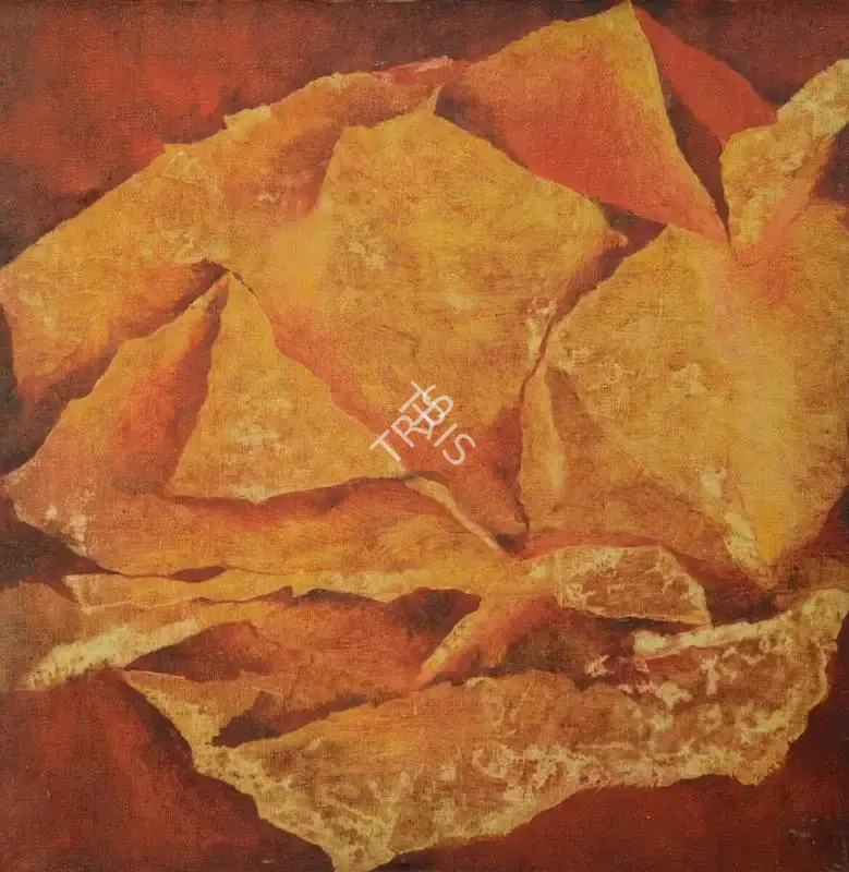 Krishen Khanna (Artist), Untitled (Treaties), 1970, Painting