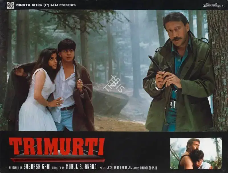 Ashok Mehta (Cinematographer), Trimurti, 1995, Lobby Card