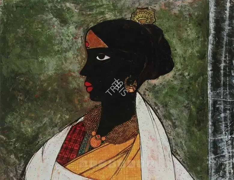 B. Prabha (Artist), Untitled, 1959, Painting