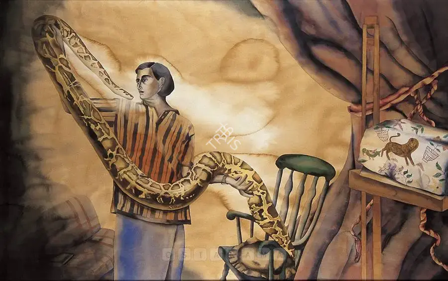Anju Dodiya (Artist), In Custody, 1999, Painting