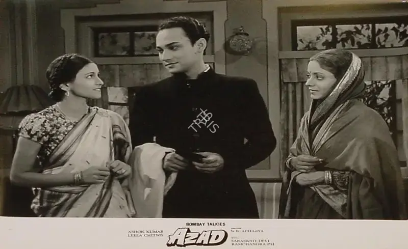 Himanshu Rai (Producer), Azad, 1940, Lobby Card