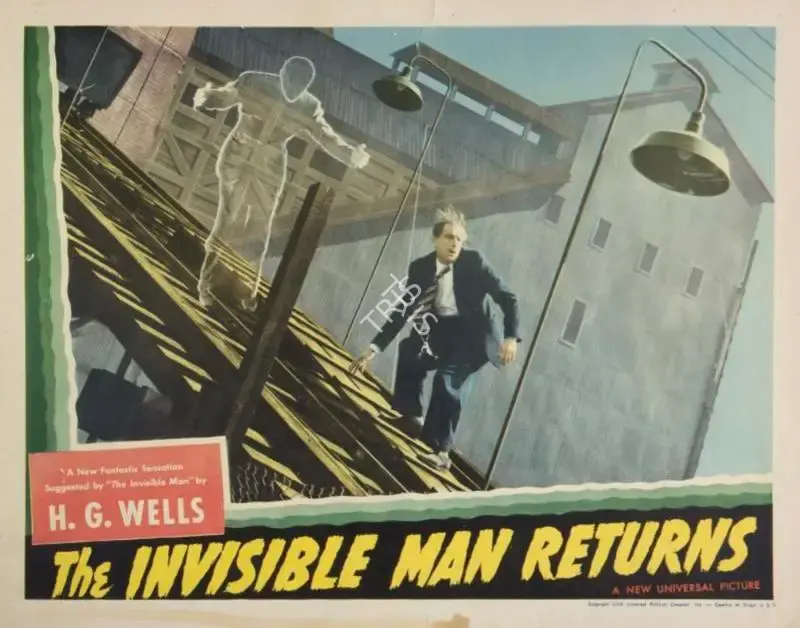 Milton Krasner (Cinematographer), The Invisible Man Returns, 1940, Lobby Card