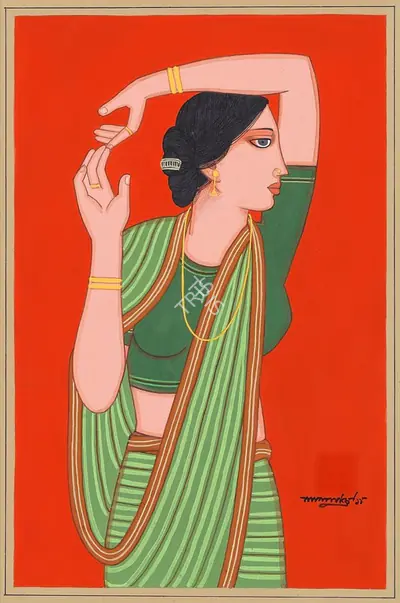 Lalu Prasad Shaw (Artist), Untitled, 2011, Painting