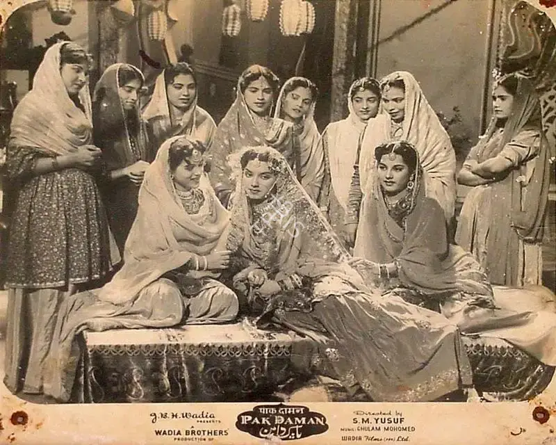 J.B.H. Wadia (Producer), Pak Daman, 1957, Lobby Card
