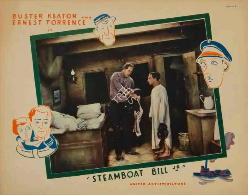 Keaton, Buster (Director), Steamboat Bill Jr., 1928 | Lobby card | CinemaEducation | 00790034